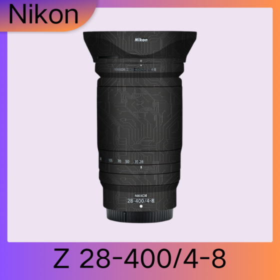 Lentes Nikon Z28-400F4-8  - Pele câmera, adesivo câmera - com alta resistência a arranhões, à prova d'água e com design elegante.